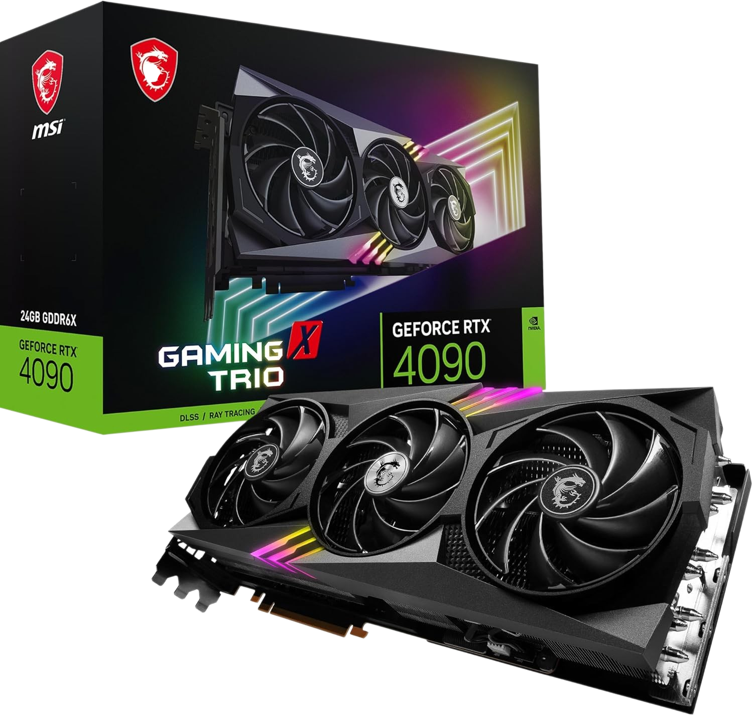 NVIDIA GeForce RTX 4090 24GB of GDDR6X VRAM